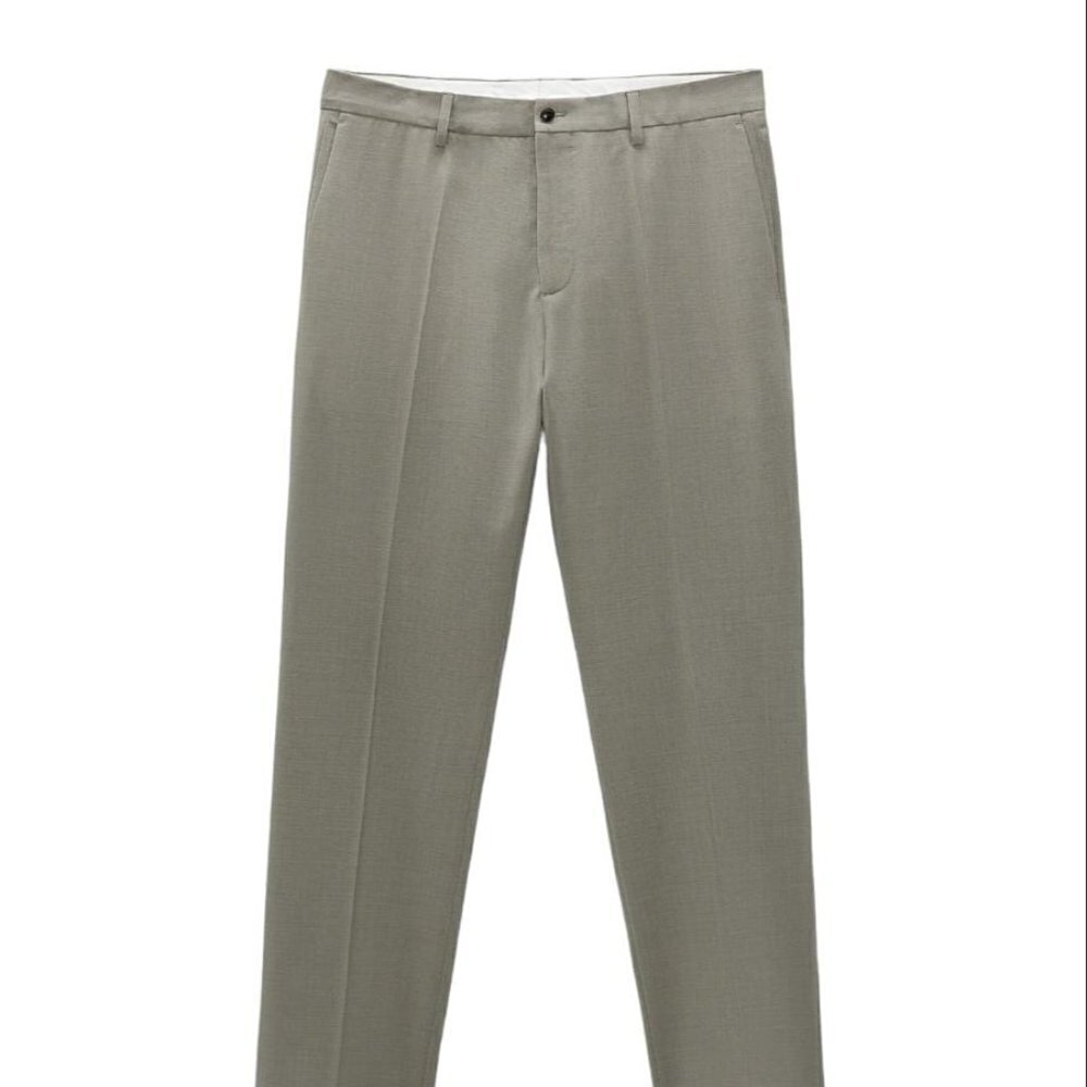 ZARA STRAIGHT TROUSERS GRAY SIZE 31 0706/481/832